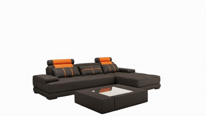 Leather sofa corner sofa sofa with USB upholstery corner designer sofas couches new Paris S/O