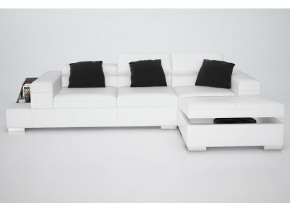 Leather sofa with USB living landscape corner sofa corner set design modern K5006D