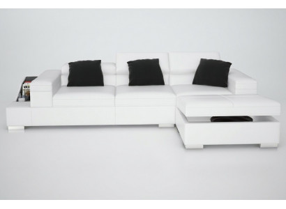 Leather sofa with USB living landscape corner sofa corner set design modern K5006D