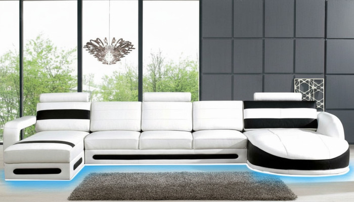 Corner couch sofa upholstery suite corner corner sofas XXL corner sofa with USB