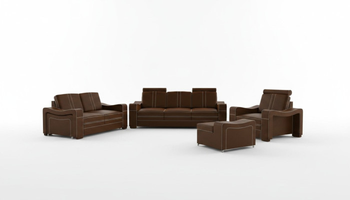 LEATHER SOFA Custom-made SOFA SOF 3+2+1 USB COUCH SET UPHOLSTERY SET New