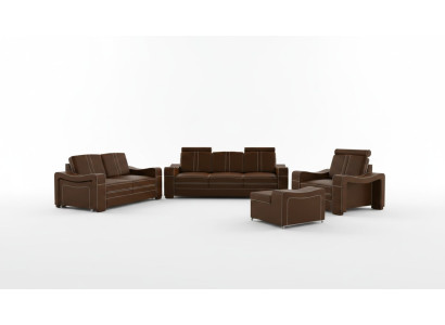 LEATHER SOFA Custom-made SOFA SOF 3+2+1 USB COUCH SET UPHOLSTERY SET New