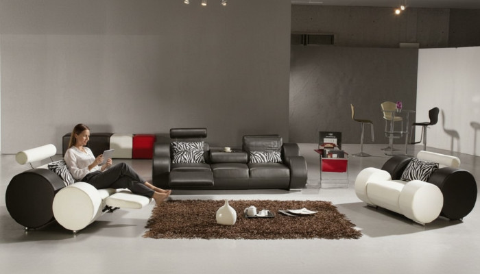 LEATHER SOFA with USB LEATHER SUITE 3+2+1 SEATER UPHOLSTERY SUITE DESIGNER SOFA NEW