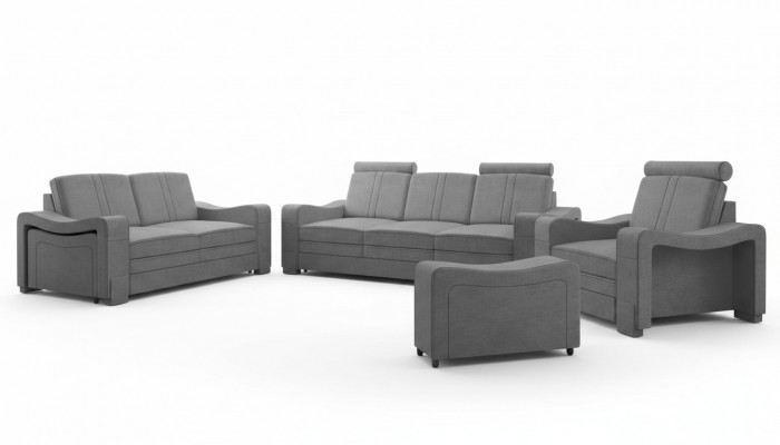 Set fabric sofa 3+2+1 sofa set custom-made upholstery sofa USB textile