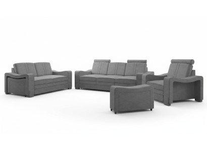 Set fabric sofa 3+2+1 sofa set custom-made upholstery sofa USB textile