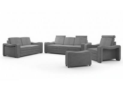 Set fabric sofa 3+2+1 sofa set custom-made upholstery sofa USB textile