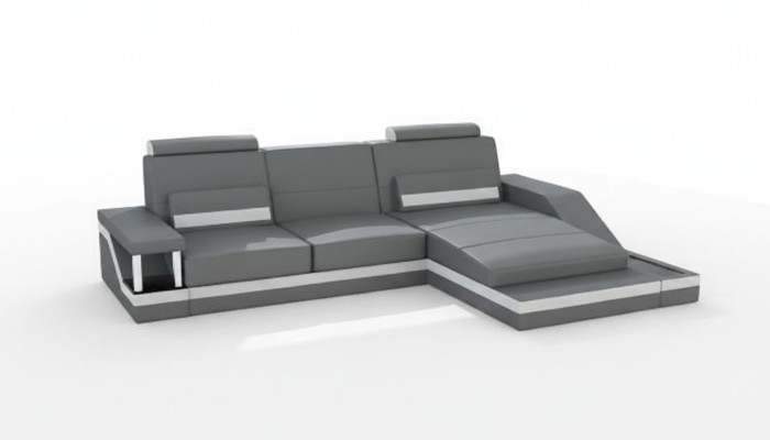 Corner sofa set leather textile fabric living landscape sofa USB new custom-made