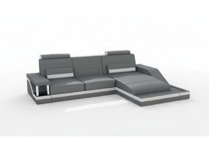 Corner sofa set leather textile fabric living landscape sofa USB new custom-made