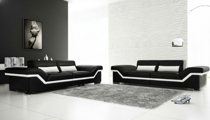 Leather Sofa USB Custom-Made Sofa 3+3 Seater Design Sofa Upholstery Leather Suite