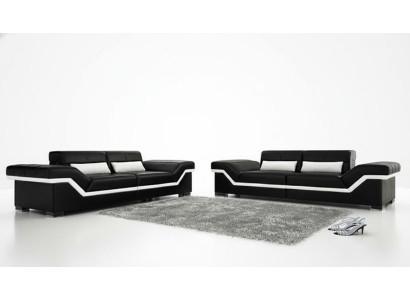 Leather Sofa USB Custom-Made Sofa 3+3 Seater Design Sofa Upholstery Leather Suite