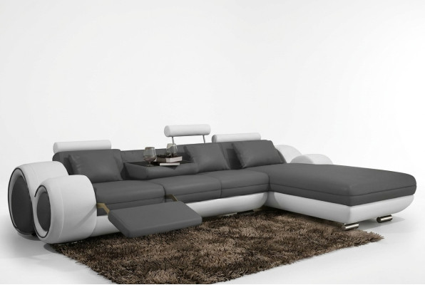 Sectional sofa USB living landscape couch leather sofa sofa suite custom-made
