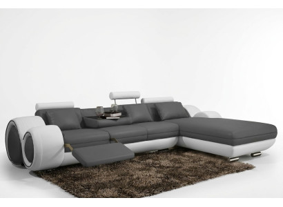 Sectional sofa USB living landscape couch leather sofa sofa suite custom-made