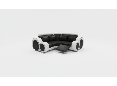 Leather sofa living landscape couch design corner sofa Berlin sofa custom-made USB