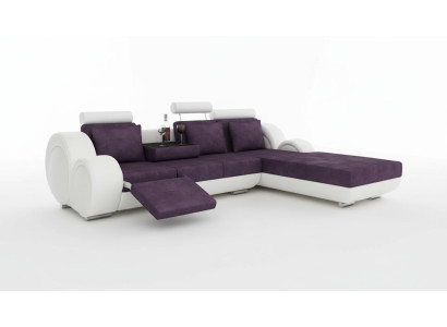 Textile sofa fabric sofa living landscape couch set corner sofa custom-made USB.