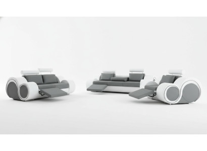 Sofa cushion 3+2 seat with USB sofa leather sofa custom-made couch set new