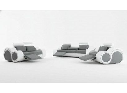 Sofa cushion 3+2 seat with USB sofa leather sofa custom-made couch set new