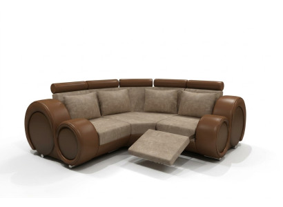 FABRIC SOFA TEXTILE LIVING AREA SOFA BERLINX RELAX FUNCTION COUCH CORNER SOFA with USB