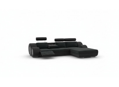 Designer couch sofa upholstery leather sofa + USB new suite living landscape corner couch