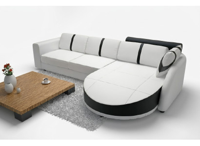 LEATHER SOFA CORNER SOFA WITH BED FUNCTION DESIGNER SOFA SLEEPER SOFA LEATHER CORNER COUCH with USB