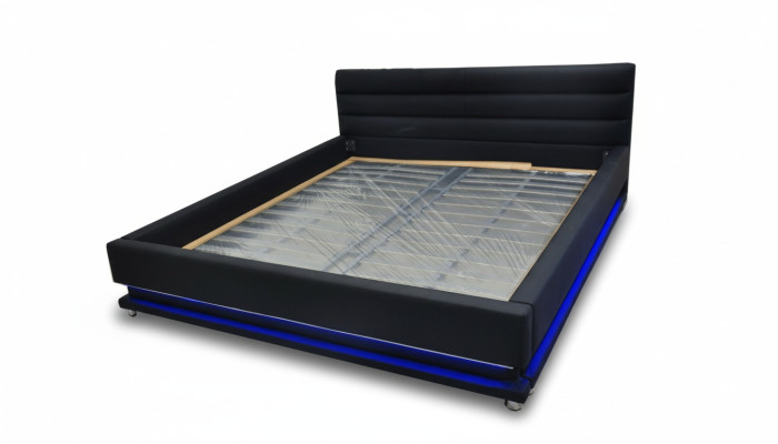 Luxury Leather Design Upholstered Beds Double with USB 140/160/180/200 cm Bed