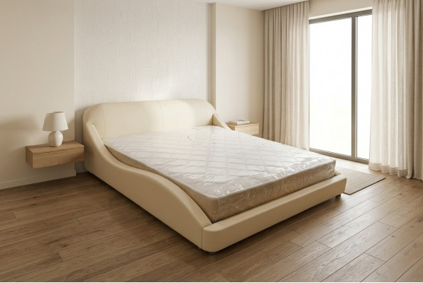 Luxury bed with USB padded double hotel modern beds leather 140/160/180/200 cm bed