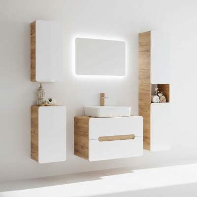 Design Bathroom Furniture Bath 5-piece Set Cabinet Washbasin