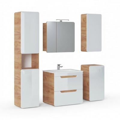 Design bathroom furniture bath 5-piece set cabinet decor sink
