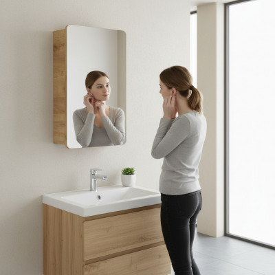 Mirror, bathroom mirror, mirrored cabinet, bathroom mirror, hanging mirror, new.
