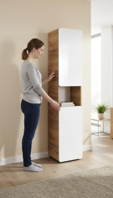 Bathroom shelf hanging tall cabinet 170cm bathroom cabinet