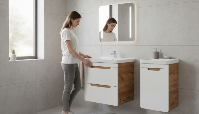 Design washbasin 57cm bathroom washstand sink basin