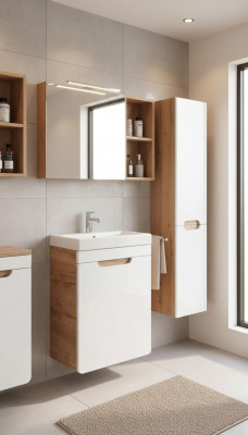 Design washbasin vanity bathroom cabinet high gloss