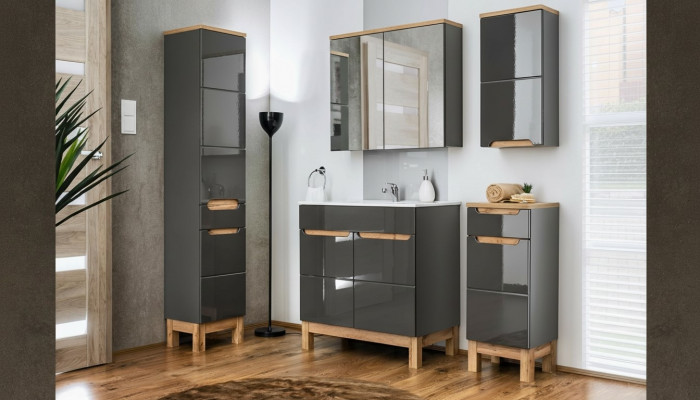 Design furniture bathroom bath set suite cabinet sink bathroom furniture sets 5-piece.