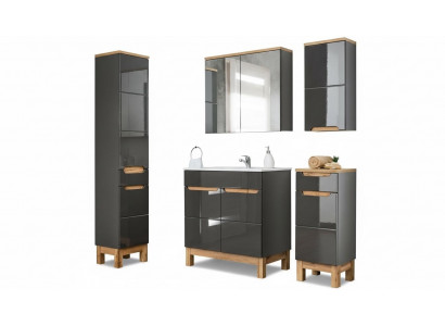 Design furniture bathroom bath set suite cabinet sink bathroom furniture sets 5-piece.