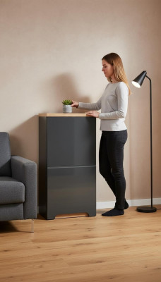 Bathroom shelf wall cabinet 35 x 20 x 70 cm hanging bathroom cabinet