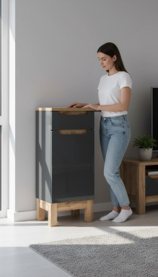 Bathroom tall cabinet, shelf, bathroom cabinet, bathroom furniture, decorative shelves, bathroom