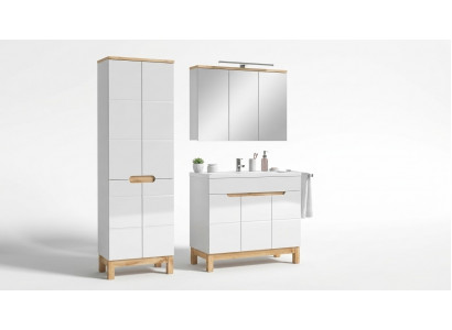 Design bathroom furniture bath set cabinet washbasin bathroom furniture set 3-piece.