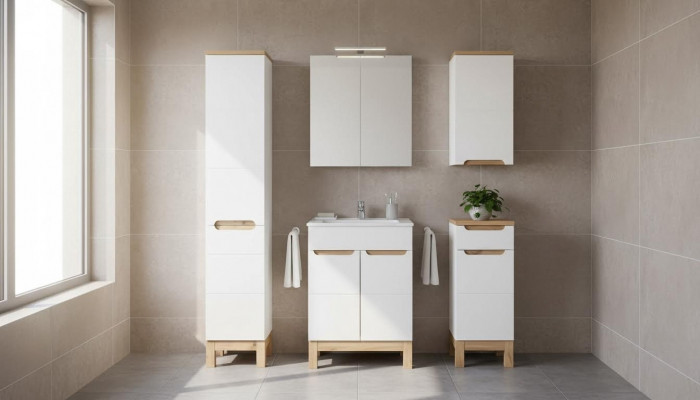 Design furniture washbasin bathroom bathroom set suite cabinet bathroom furniture sets 5-piece.
