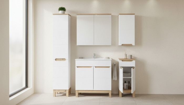 Bathroom furniture set bathroom sink furniture set 5-piece room