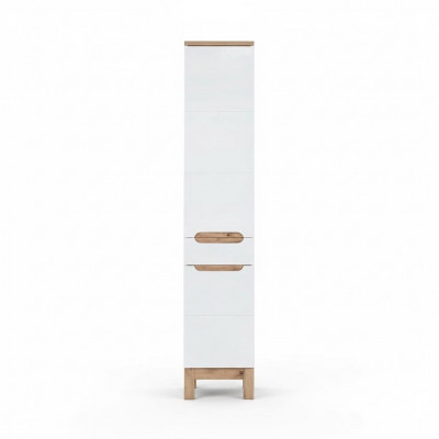 Tall cabinet bathroom shelf cabinet tall cabinet 187x35x33 cm
