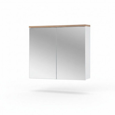 Mirror cabinet wall cabinet bathroom cabinet with mirror 80 cm