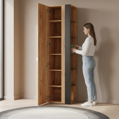 High-quality hanging luxury bathroom shelf cabinet bath furniture