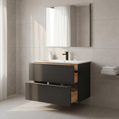 Luxury sink vanity unit cabinet basin vanities bathroom 80cm