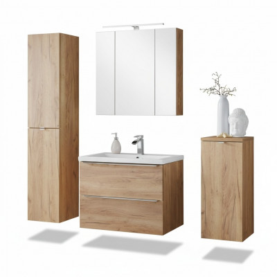 Design Bathroom Furniture Bath 4-piece Set Suite Cabinet Decor Washbasin