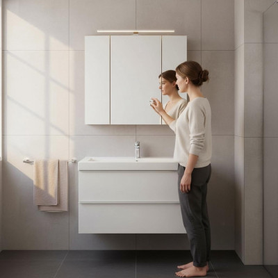 Mirror Cabinet Bathroom Cabinet Bathroom Mirror 80x16x75 cm Cabinets