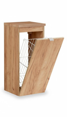 Universal wall cabinet bathroom furniture with a laundry basket