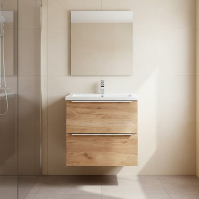 Design luxury washbasin wall-mounted hanging cabinet with built-in.