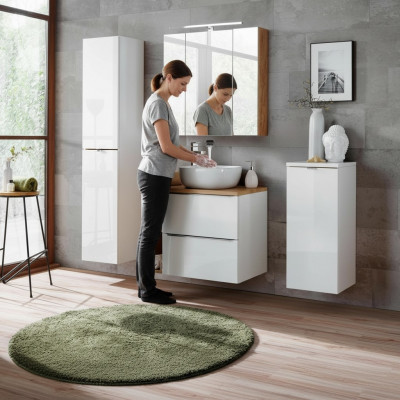 Design bathroom furniture set, 5-piece set, decoration, cabinet, sink