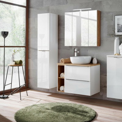 Design bathroom furniture set, 5-piece set, decoration, cabinet, sink