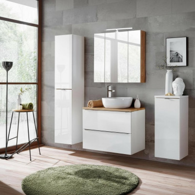 Design Bathroom Furniture Bath 4-Piece Set Decor Cabinet Washbasin