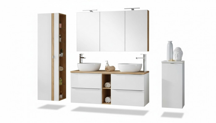 Design bathroom furniture, bath 8-piece set, cabinet ornament, sink